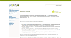 Desktop Screenshot of core.edu.au