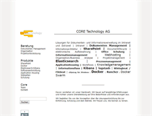 Tablet Screenshot of core.ch